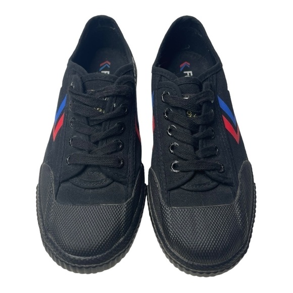 Feiyue 1920 Women’s Black Sneakers With Rubber Toe - Picture 2 of 9